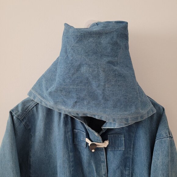 Y2K Only Brand Oversized Jean Jacket/Coat-One Size-AS-IS: Some Staining - Picture 3 of 12